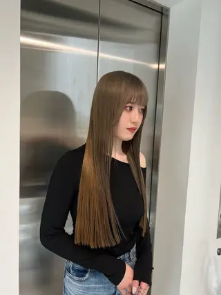 ロング カラー レイヤー/透明感 カラー🌿KANTAのヘアスタイル