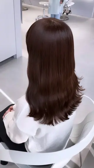 ロング カラー 黒田 優里 🎀🫧のヘアスタイル