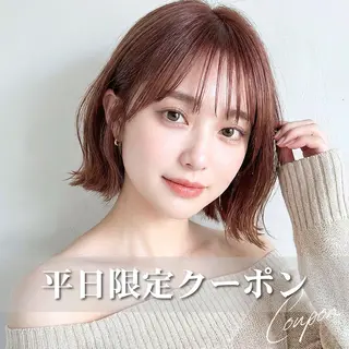 ショート カラー SOURCE京橋🌟 艶カラー/ヘアケアのヘアスタイル