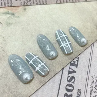 ネイル ⭐︎休業中の練習⭐︎ JNA認定講師髙橋のネイルデザイン