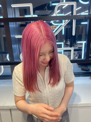 ロング カラー 梅田/美髪カラー/ ガーリー🎀/Noeのヘアスタイル