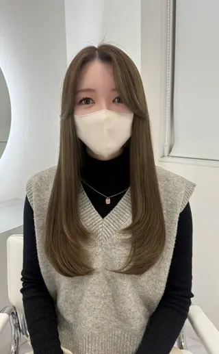 ロング カラー レイヤーカット🫧 🎀Tomoka🎀のヘアスタイル