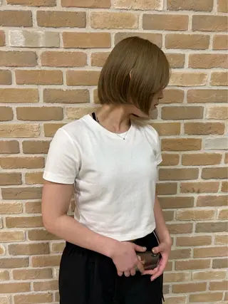 ミディアム 透明感/ツヤ感カラー 佐藤匠吾のヘアスタイル