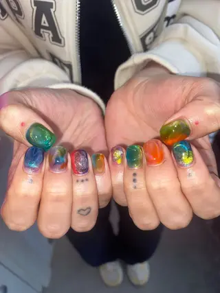 ネイル .unff所属・hana (..)個 性派/メンズネイル◎のネイルデザイン