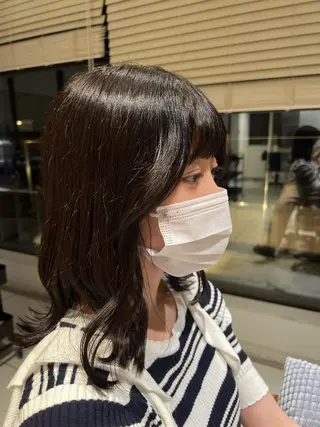 ミディアム カラー ヘアアレンジ ✨ショート・ボブ✨ 🌿‬宮脇 彩華🌿のヘアスタイル