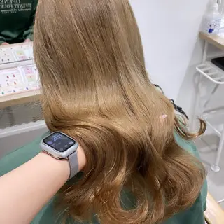 カラー クルミ/ 💕ワンホンネイルのネイルデザイン