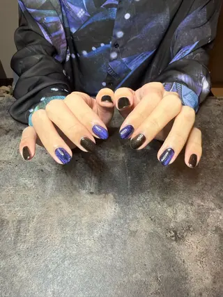 メンズ ネイル メンズガーデン yuriのネイルデザイン