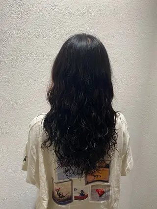 ロング パーマ stair : case 銀座店所属・stair:case 🌱安藤風香🌱🦖のヘアスタイル