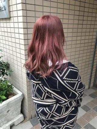 セミロング キノシタ ナオユキのヘアスタイル