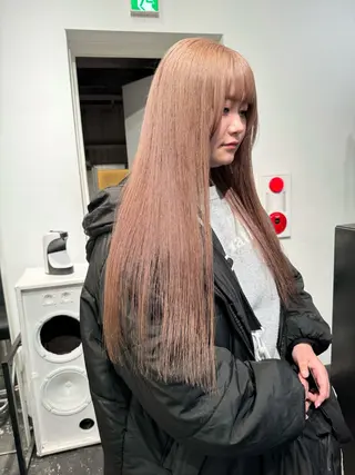 ロング カラー ヘアアレンジ 艶ハイトーン/ヘア アレンジAYAKAのヘアスタイル