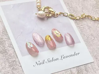 ネイル 佐藤 ニーナ★ラベンダーのネイルデザイン