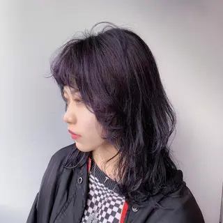 セミロング カラー ヘアアレンジ ネイル マツエク・マツパ EMANON池袋3rd所属・ナチュラル艶髪 なおき｜池袋美容師のヘアスタイル