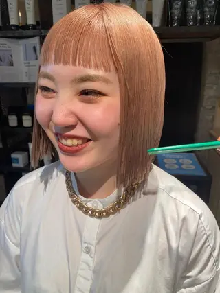 ショート カラー お任せヘア☘️☘️ 及川渚のヘアスタイル