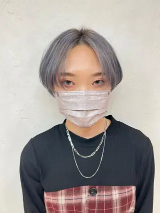 ショート カラー 透明感カラー/ ダブルカラー /ソラのヘアスタイル
