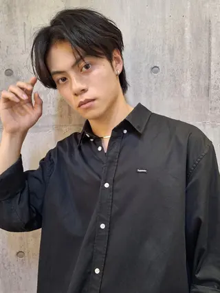 ミディアム メンズ 船引 竜将のヘアスタイル