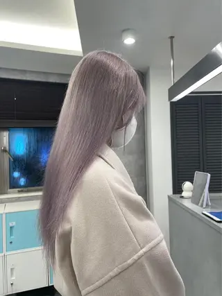 ロング ♡似合わせハイトーン ♡maiのヘアスタイル