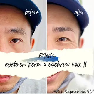 メンズ アイブロウ Anrire自由が丘所属・針谷 彰の眉毛・アイブロウイメージ