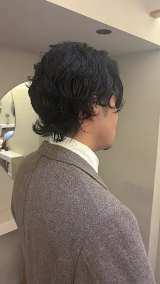 パーマ メンズ サイトウ　ナミ /無料カットモデルのヘアスタイル