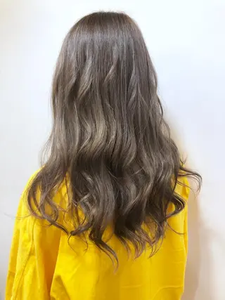 ロング カラー パーマ ヘアアレンジ 高橋 隆一のヘアスタイル