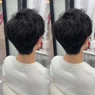 パーマ メンズ 髪質改善矯正/カラー /吉祥寺 mariのヘアスタイル