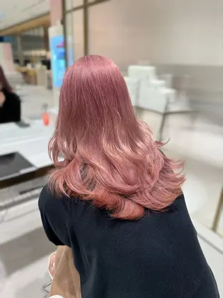 ミディアム カラー 韓国ヘア/レイヤー/ 顔まわり/りょーとのヘアスタイル