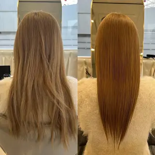 ﾐﾚｲ/ﾐﾙｸﾃｨｰ ｶﾗｰ/梅田美容室のヘアスタイル