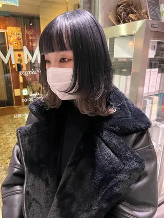 カラー AYANE 韓国ヘア /レイヤーカットのヘアスタイル