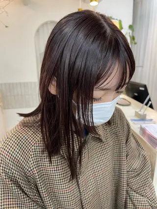 セミロング カラー Terve.野崎 真里奈のヘアスタイル