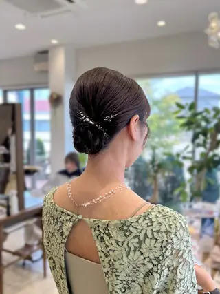 ヘアアレンジ 山村紗慧/透明感カラ ー/クロスパーマのヘアスタイル