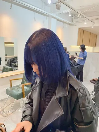 ミディアム GO TODAY SHAiRE SALON 原宿本店所属・REINA/ブリーチ /ハイトーン/原宿のヘアスタイル