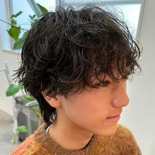 パーマ メンズ 男の理想を叶える🔥 メンズパーマ特化｜関のヘアスタイル