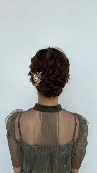 ロング ヘアアレンジ カラー/ヘアセット Nanami💗のヘアスタイル