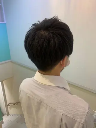 ショート メンズ 透けるbrown カラー🎗♡yukaのヘアスタイル