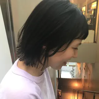 ミディアム カラー 日々所属・谷 大地のヘアスタイル