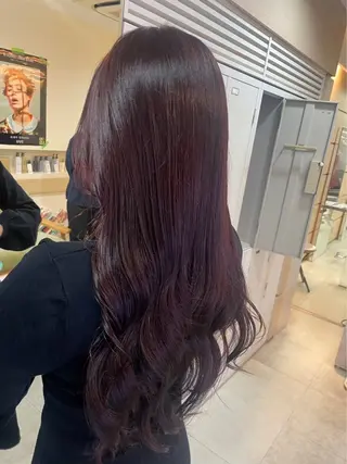 ロング カラー ヘアメ/お呼ばれﾍｱ /横浜/nozomiのヘアスタイル