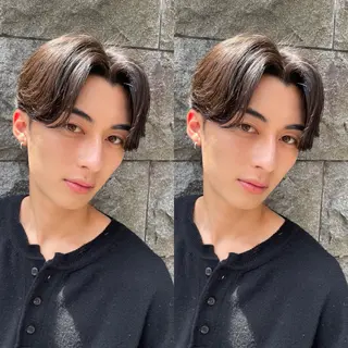 ショート カラー パーマ ヘアアレンジ メンズ 亀井隆汰/メンズ専門 パーマ特化美容師のヘアスタイル