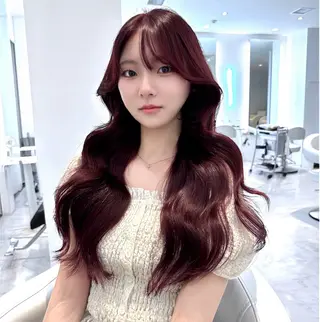 ロング カラー miuru/網紅ヘア 🇨🇳レイヤーのヘアスタイル