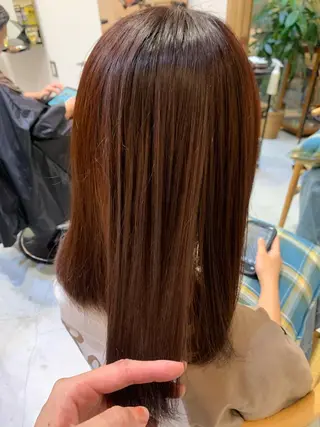 ミディアム カラー 中目黒🌼 🌼ハナのヘアスタイル