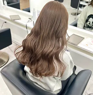 ロング カラー Parve  Mix 🫧梶川虹のヘアスタイル