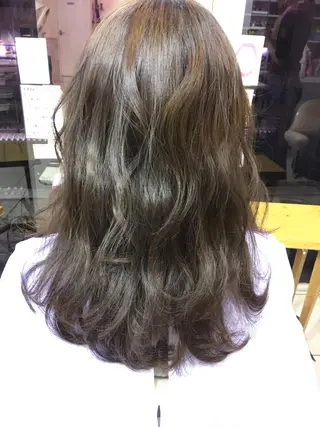 セミロング miyu 美髪縮毛矯正𓂃꙳⋆のヘアスタイル