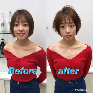 ショート パーマ ディレクター ノナカのヘアスタイル