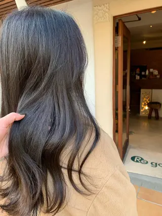 ロング カラー ヘアアレンジ 中津/柔らかカラー/ ナガオ　イズミのヘアスタイル