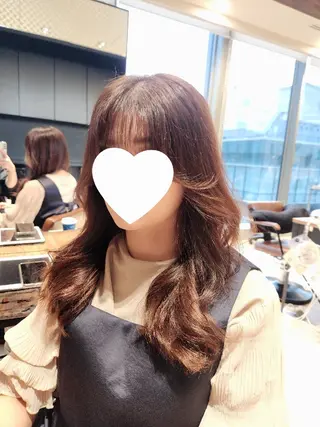 パーマ Nanako。/韓国 ヘア/顔周りカットのヘアスタイル