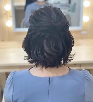 ショート ヘアアレンジ 鷲見 望のヘアスタイル
