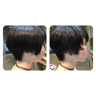 ショート 南 知佳のヘアスタイル