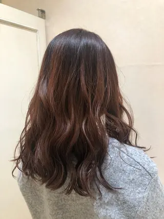 ロング カラー ツヤ髪カラー💎 佐藤あきのヘアスタイル