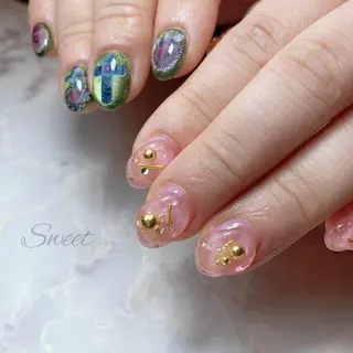 ネイル sweet 仲野陽子のネイルデザイン