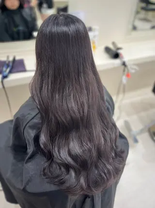 カラー ベージュ・ラベンダー カラー🎀りりのヘアスタイル