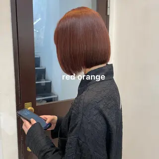 カラー 暖色カラー推し/ トヤエリコのヘアスタイル