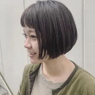 ショート カラー ノグチ ユウキ/ボブのヘアスタイル